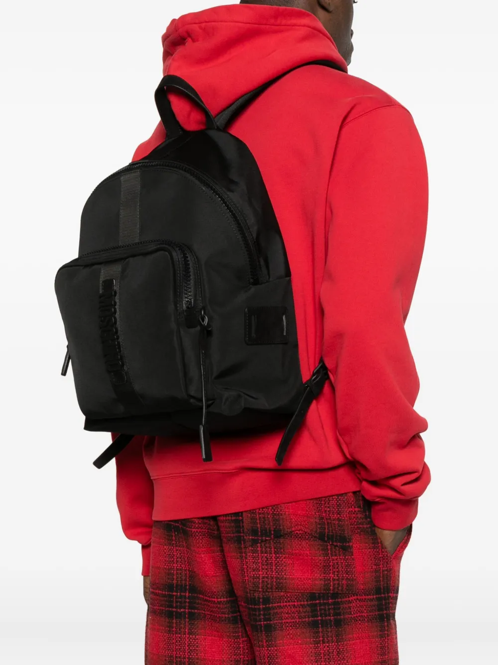 Moschino logo-plaque zip-fastening backpack | Image 2