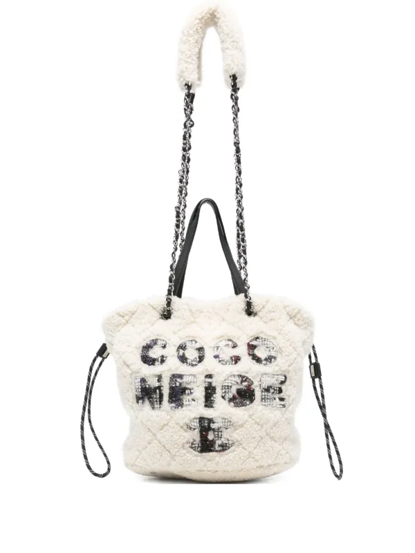 CHANEL Pre-Owned Coco Neige Shoulder Bag | White | FARFETCH