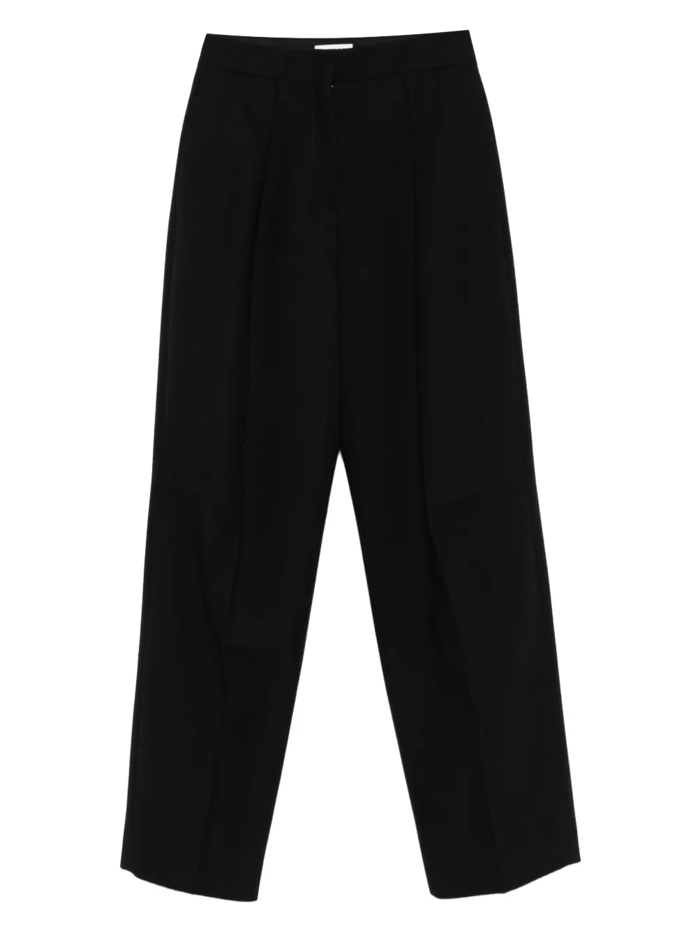 Jil Sander pleated wool trousers Zwart