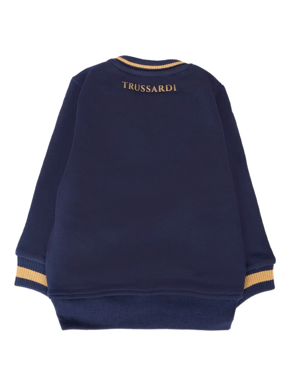 TRUSSARDI JUNIOR Sweater met geribbelde afwerking Blauw