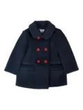TRUSSARDI JUNIOR double-breasted coat - Blue