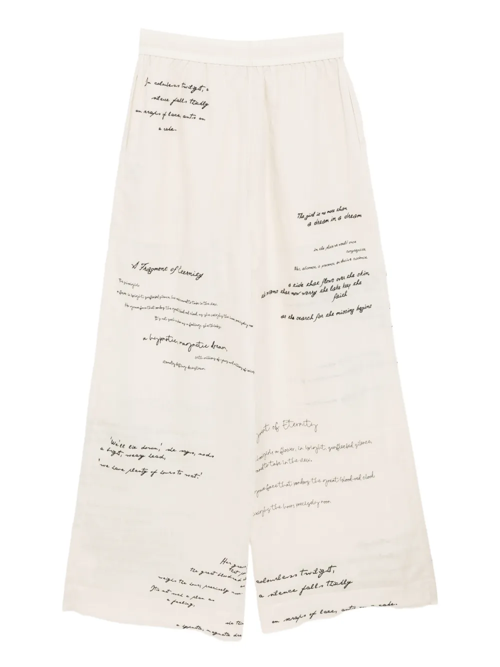 ZIMMERMANN dream embroiderd pants - Beige