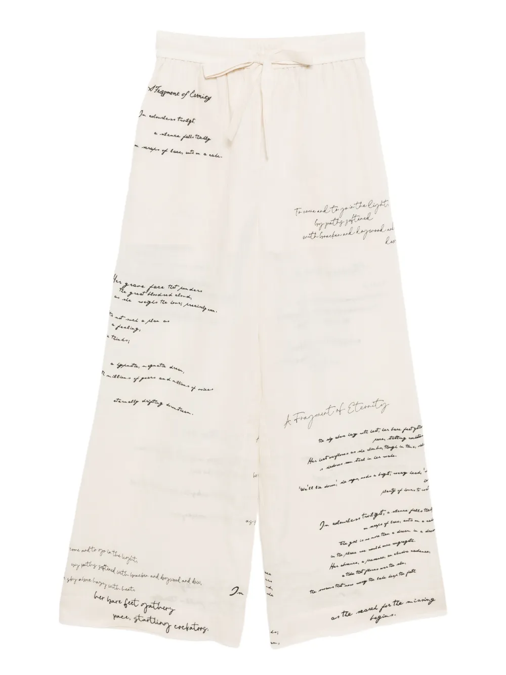ZIMMERMANN dream embroiderd pants - Nude