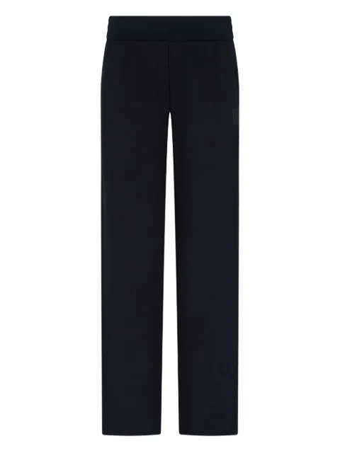 Armani Exchange elasticated logo-patch track pants 