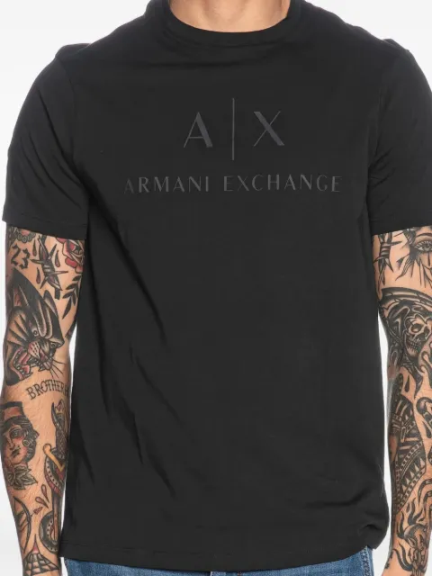 Armani Exchange playera con logo estampado