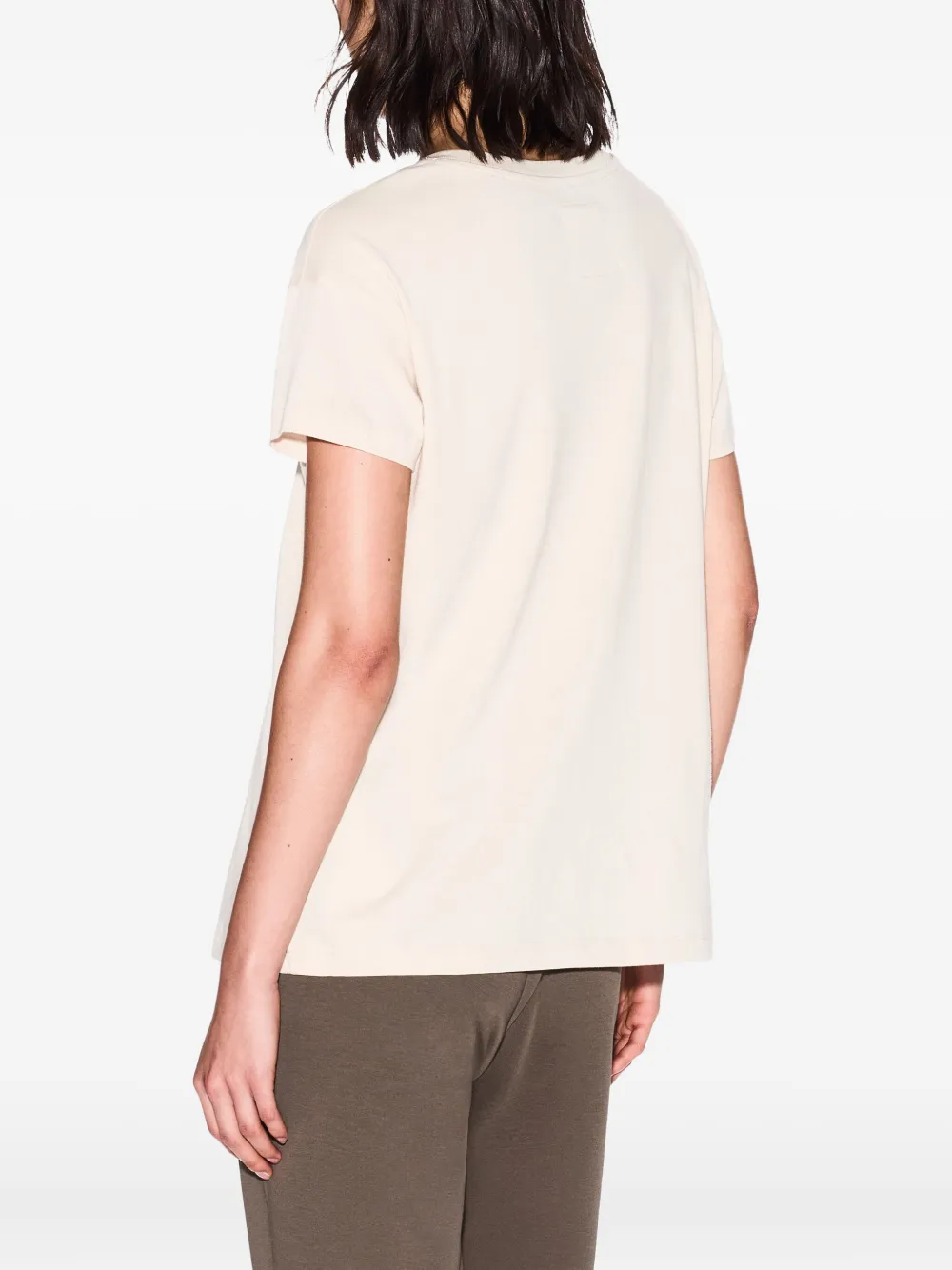 Armani Exchange T-shirt met logoprint U1092 BROWN