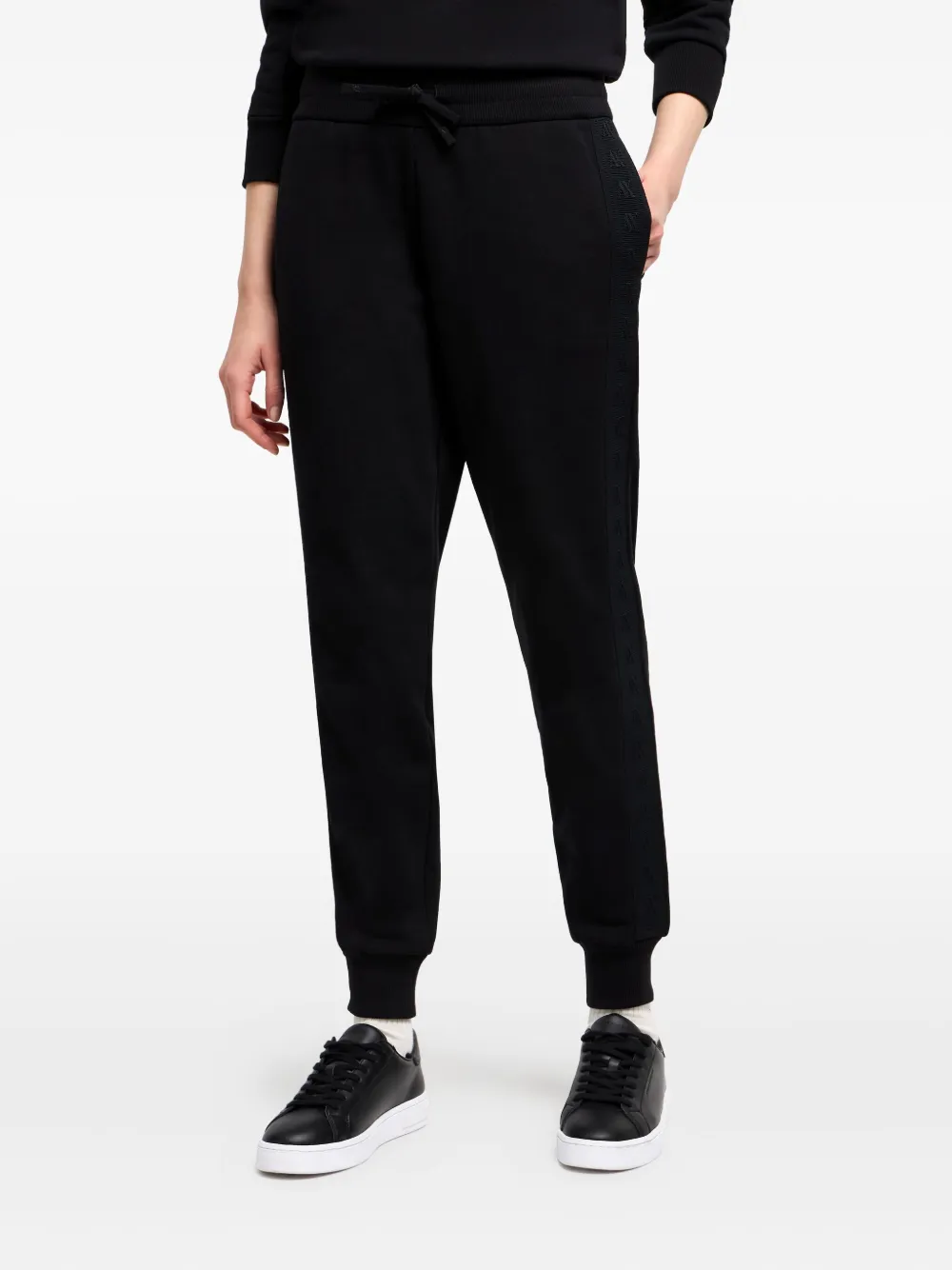 Armani Exchange Logo-detail Track Pants In Multi
