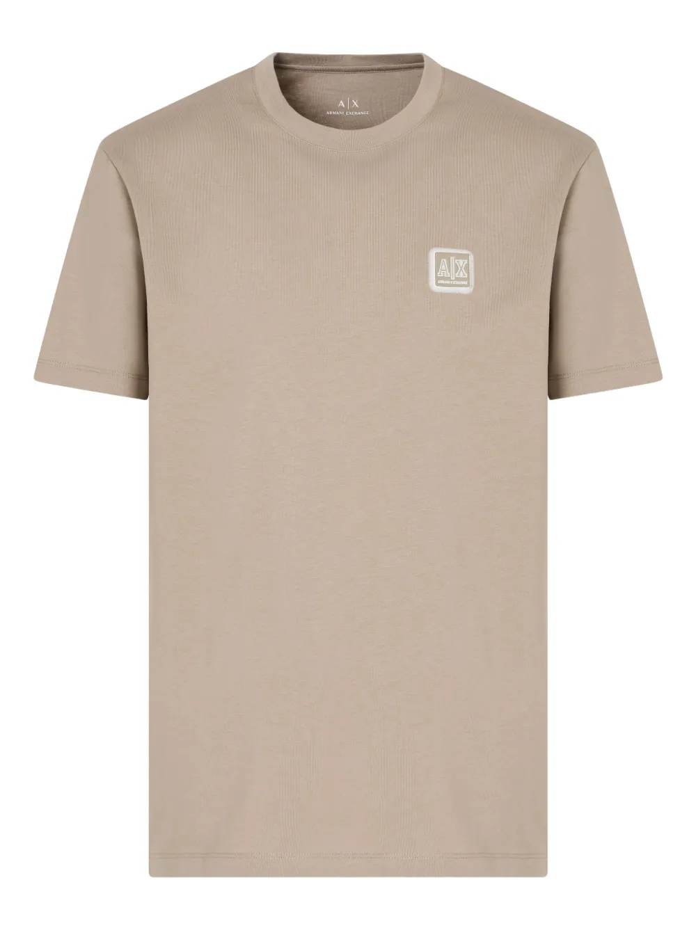 Armani Exchange logo-patch T-shirt | Neutrals | Image 1