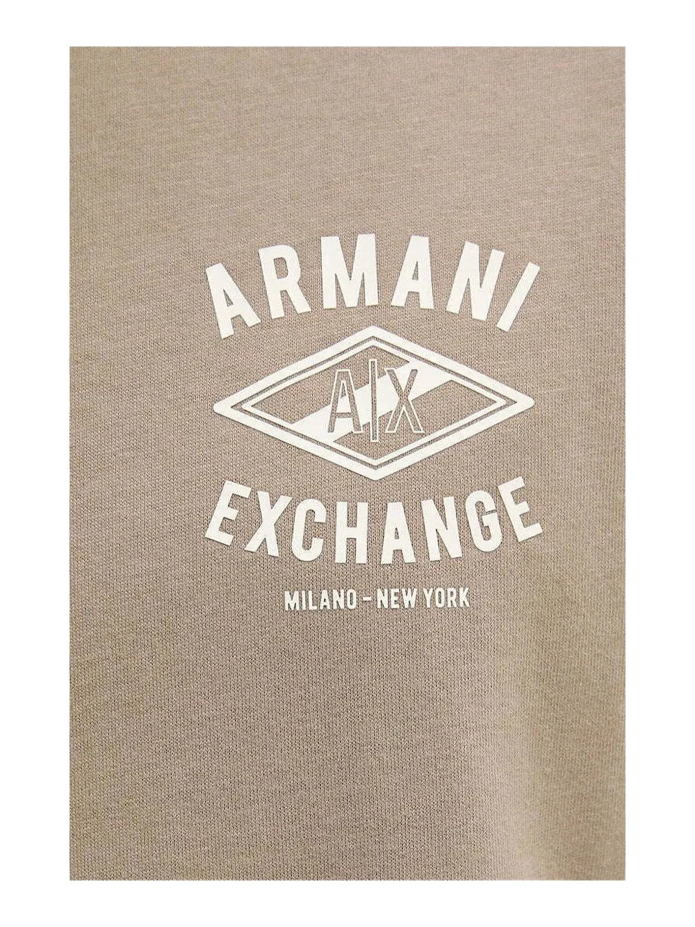 Armani Exchange Logo T-shirt In Brown