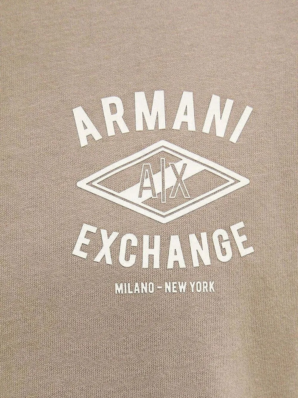 Armani Exchange T-shirt met logo Bruin