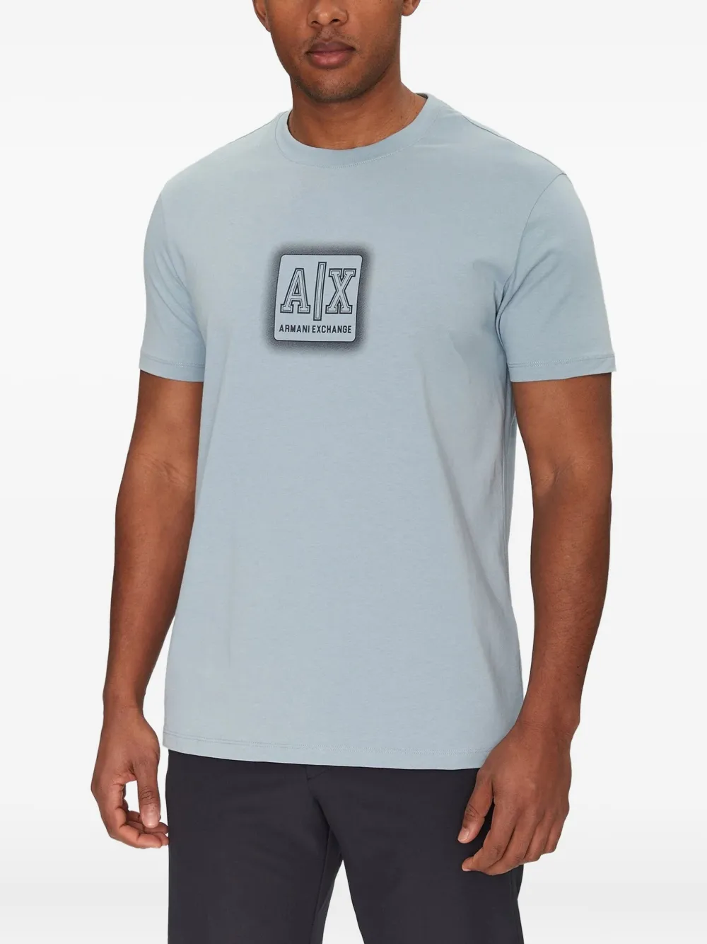 Armani Exchange logo T-shirt | Blue | Image 1