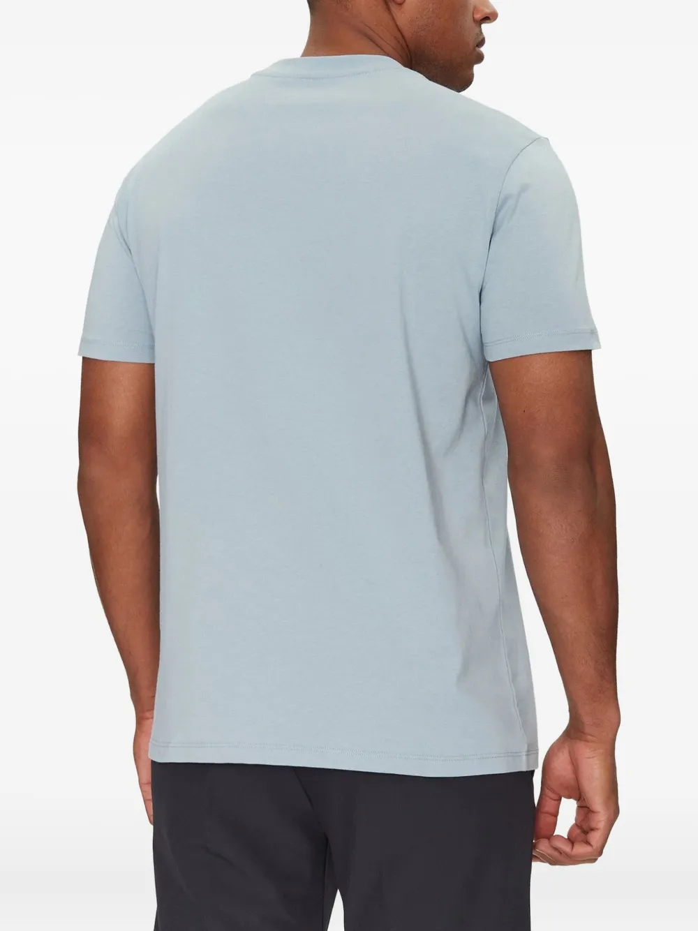 Armani Exchange Logo T-shirt In Blue