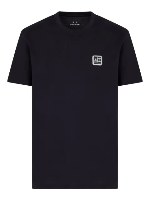 Armani Exchange logo-patch T-shirt