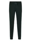 Armani Exchange zip-pocket drawstring track pants - Black