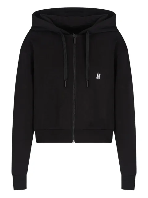 Armani Exchange zip-up hooded jacket 