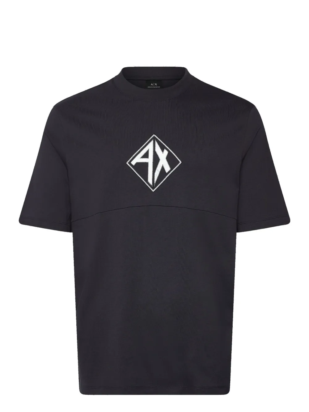 Armani Exchange Logo-print Cotton T-shirt In Black