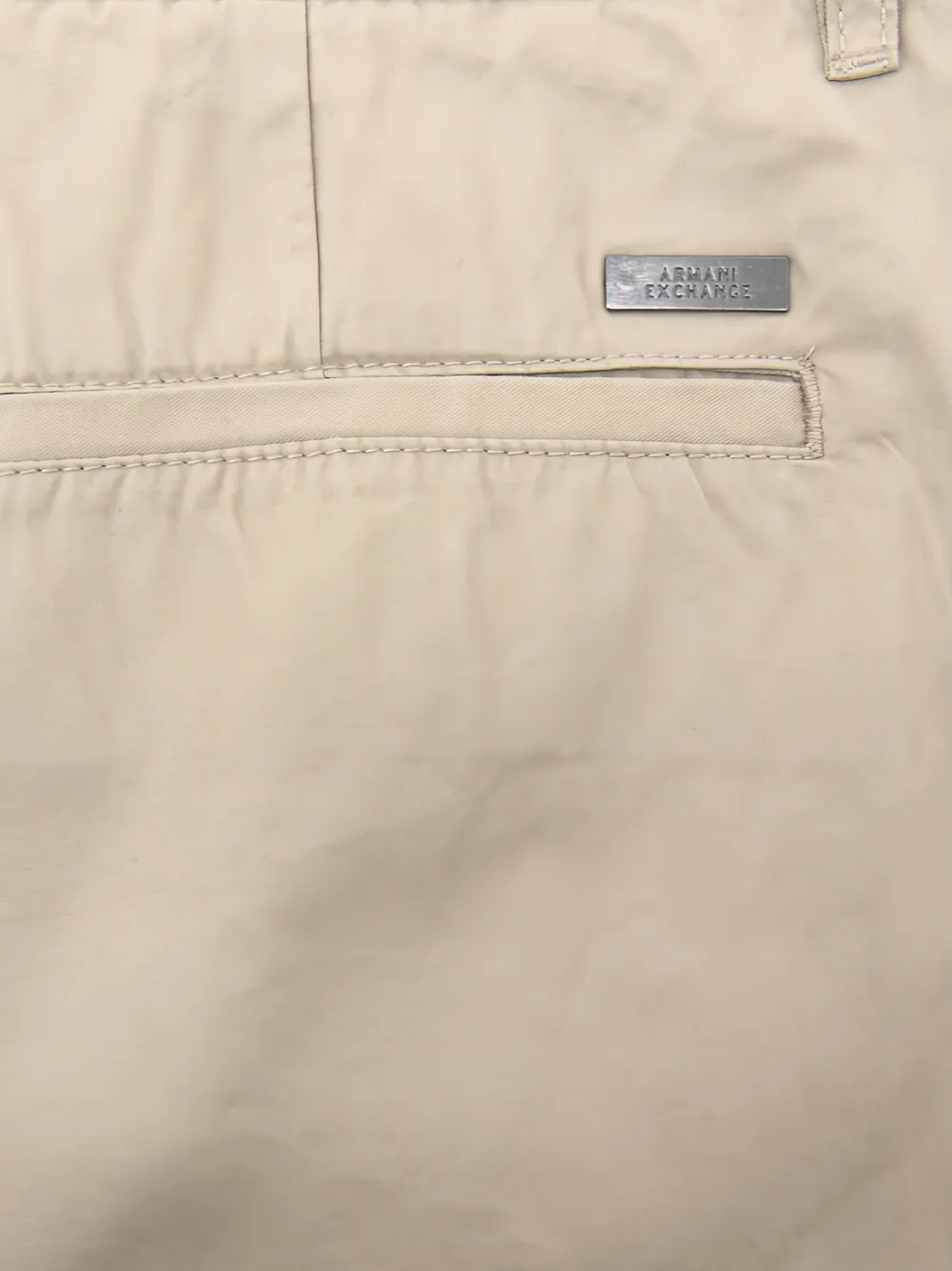 Armani Exchange logo-plaque trousers | Regular-Fit & Straight Leg Pants | Image 2