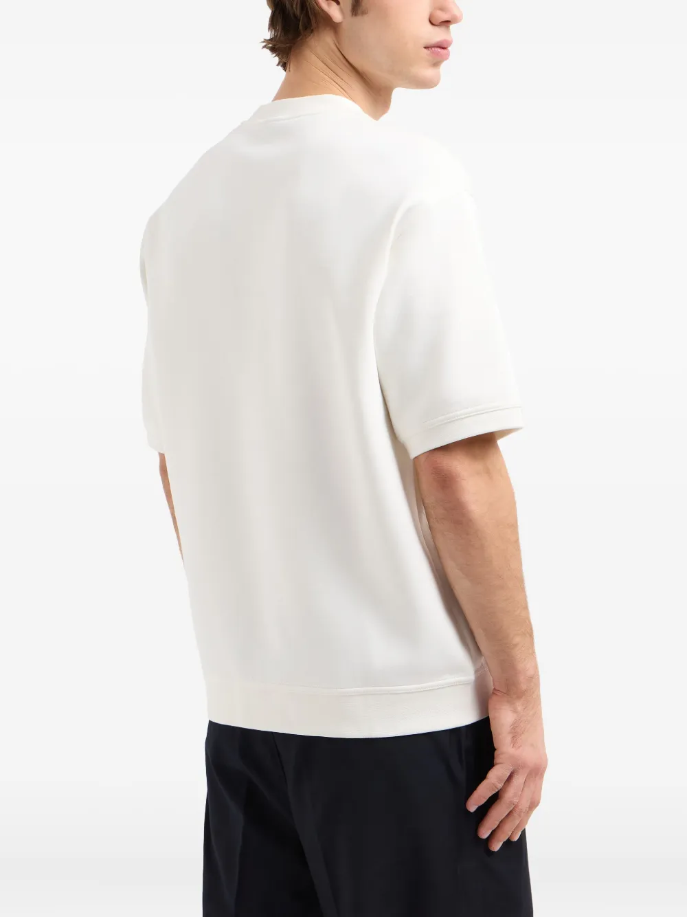 Armani Exchange T-shirt met logoprint Wit