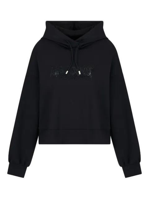 Armani Exchange crystal-embellished hoodie