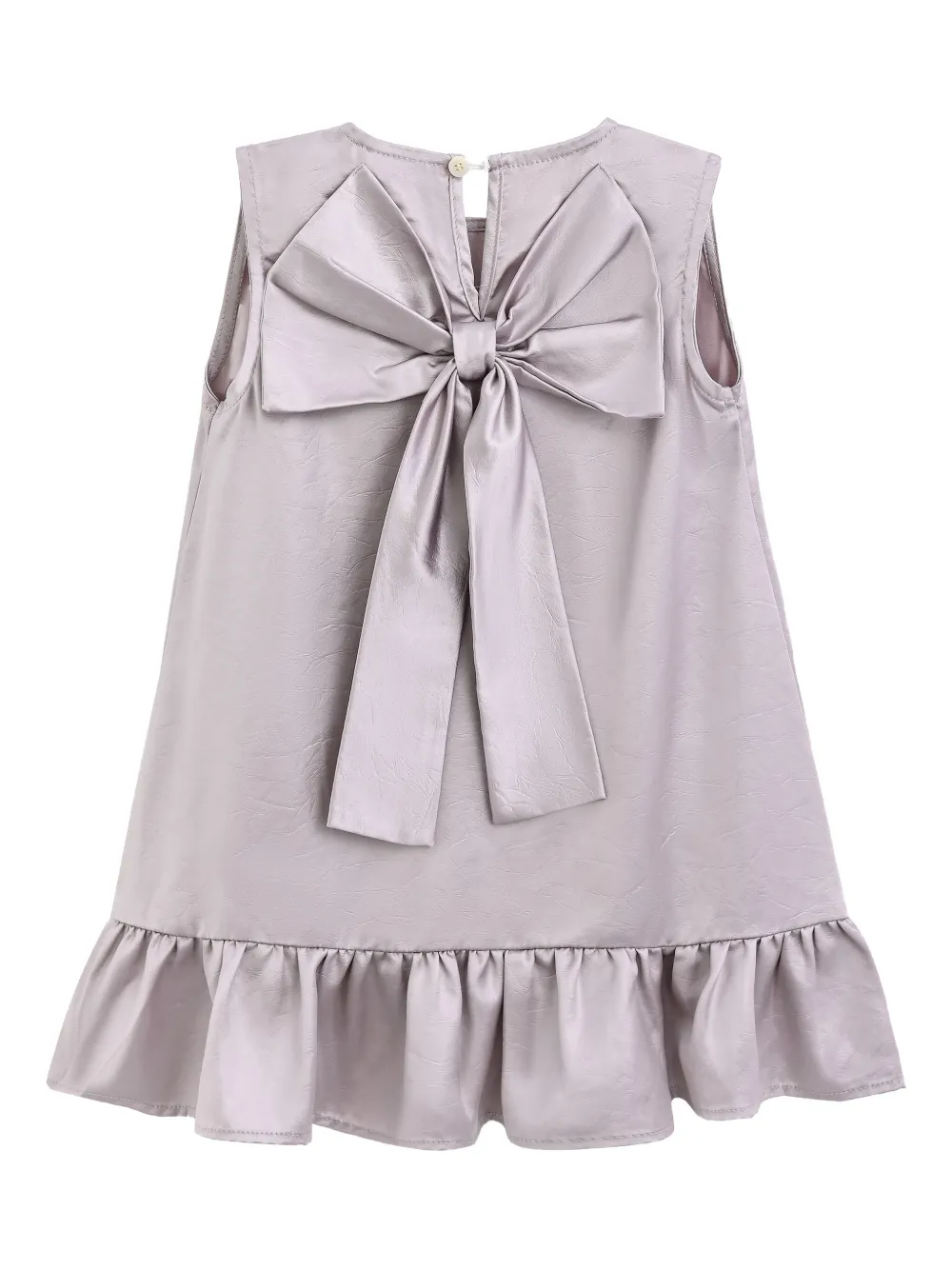 Mimi Tutu Sofia bow-embellished ruffled dress Paars