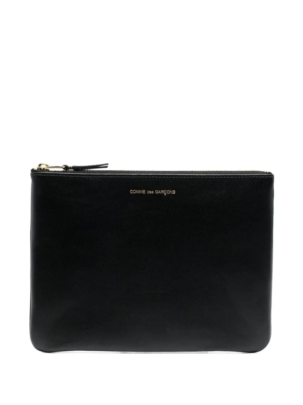 Comme Des Garçons Wallet zip-fastening leather wallet Zwart