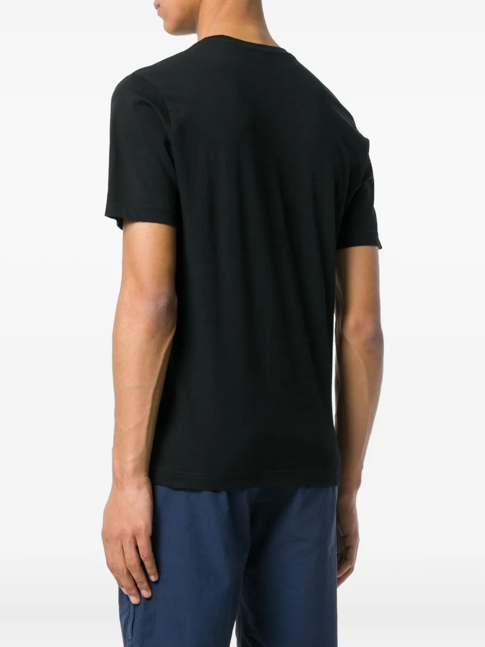ASPESI crew neck pocket T-shirt Zwart