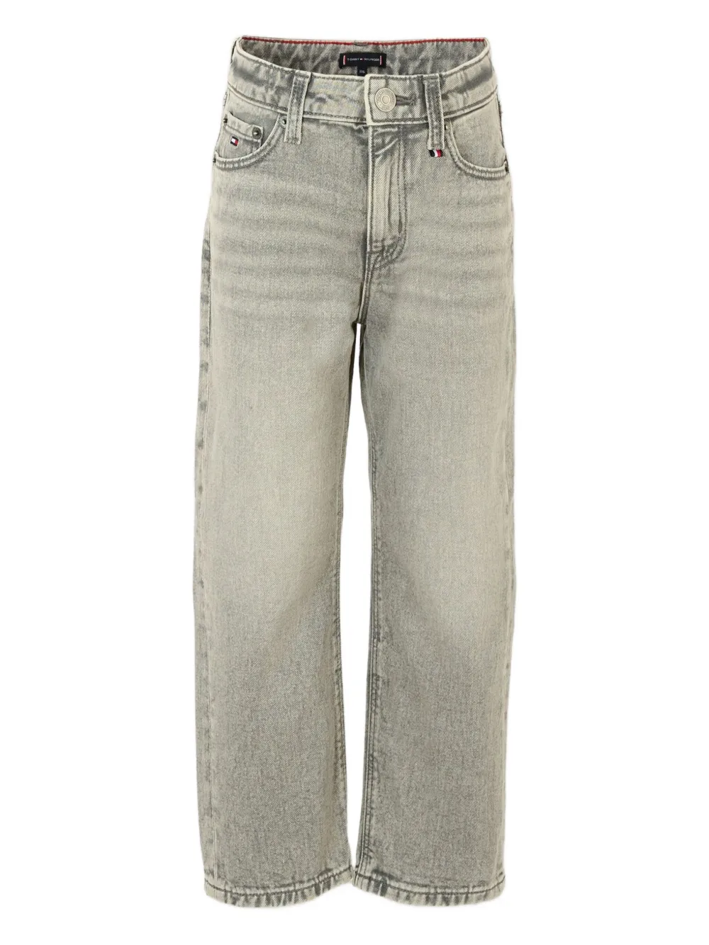 Tommy Hilfiger Junior Kids' Acid-wash Jeans In Neutral