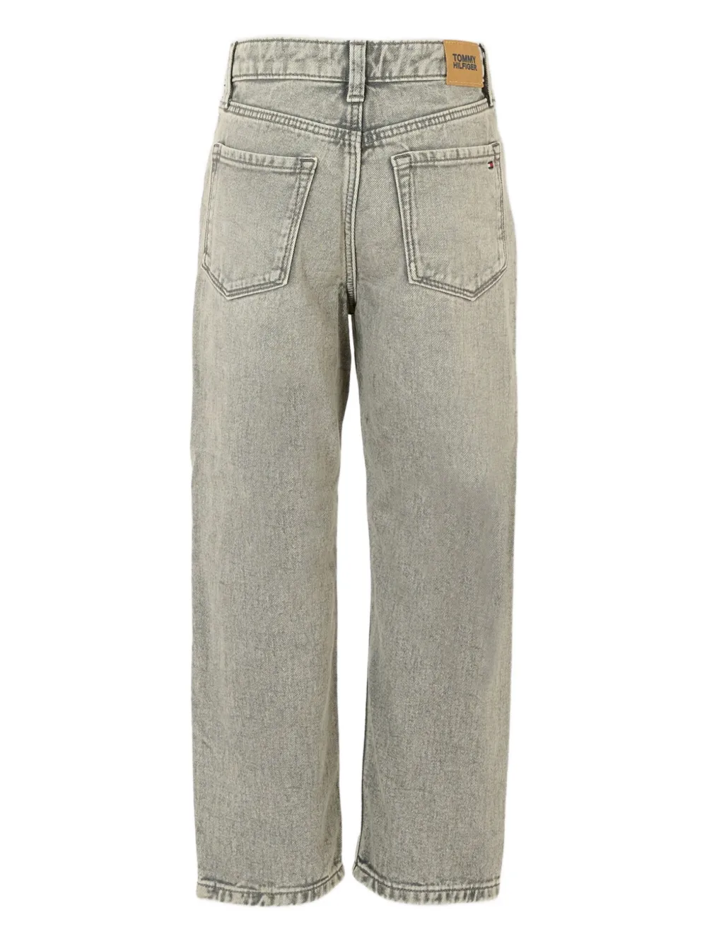 Tommy Hilfiger Junior Jeans met acid-wassing Grijs