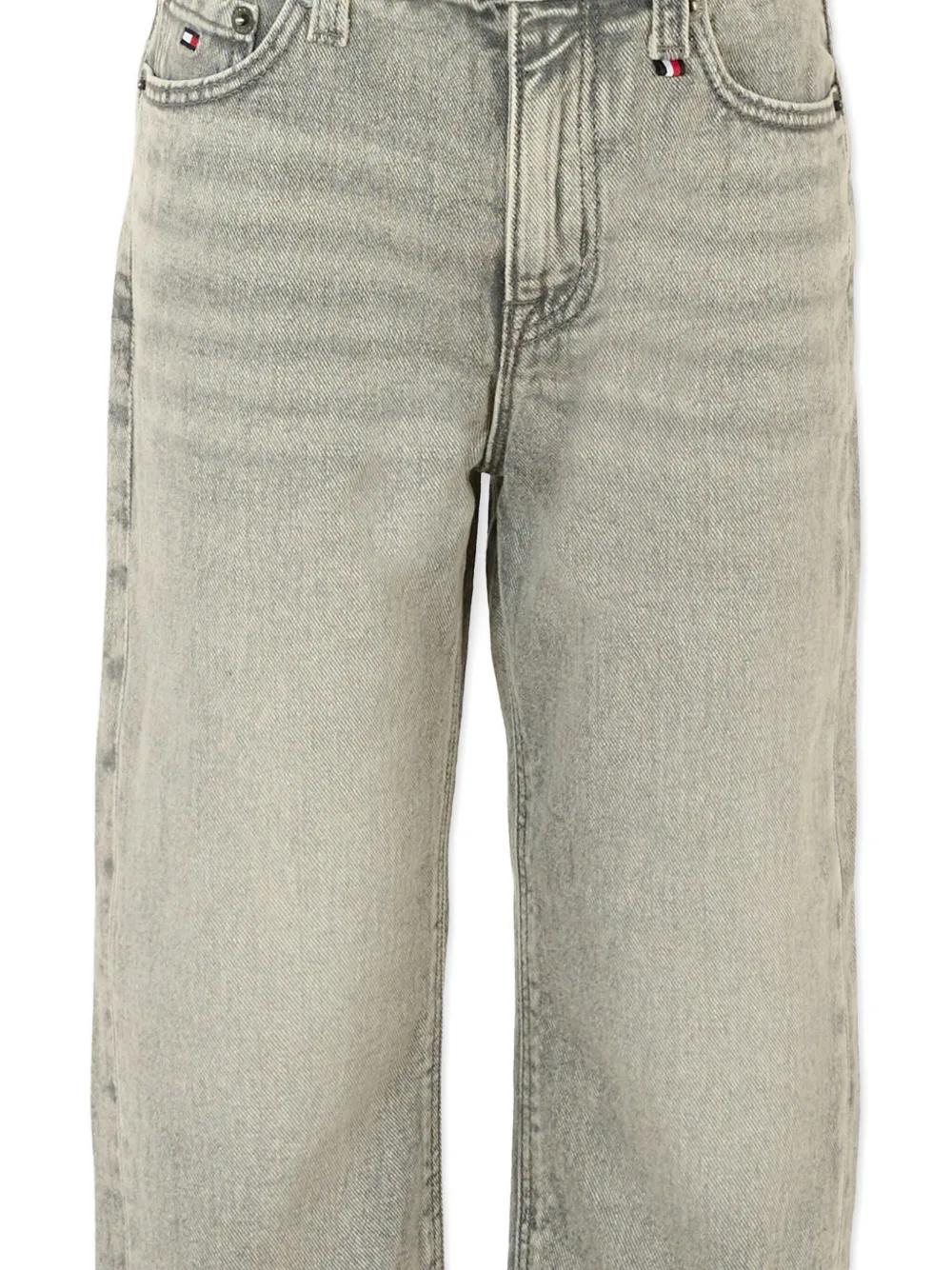 Tommy Hilfiger Junior Jeans met acid-wassing Grijs