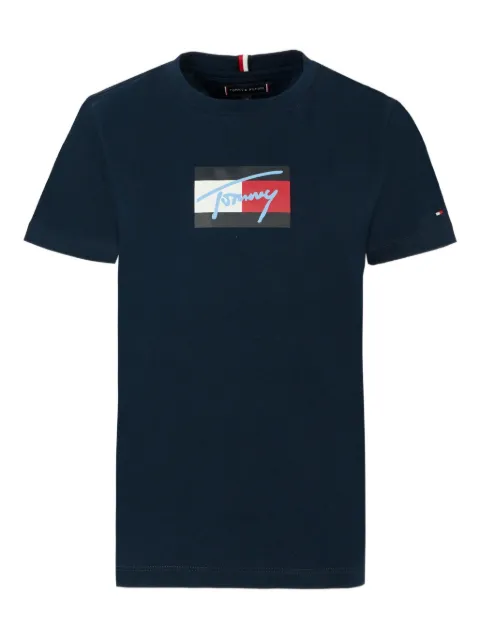 Tommy Hilfiger Junior logo-print cotton T-shirt