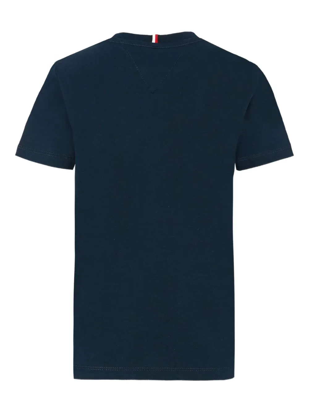Tommy Hilfiger Junior Logo-print Cotton T-shirt In Blue