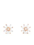 Suzanne Kalan 18K rose gold small Starburst diamond studs