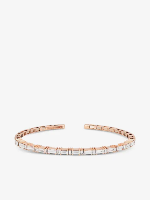 Suzanne Kalan brazalete en oro rosa de 18 ct con diamantes