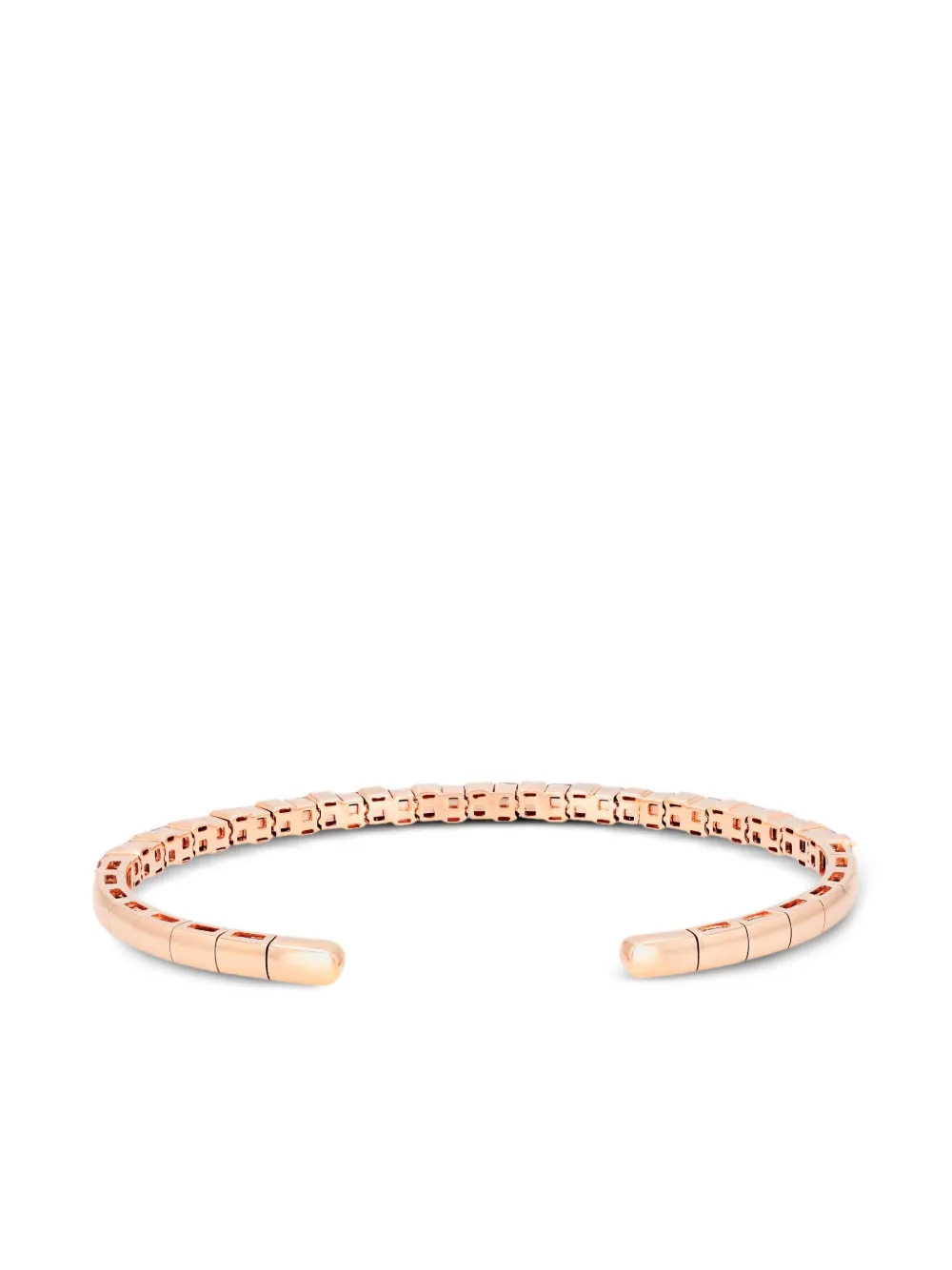 Suzanne Kalan 18k Rose Gold Multi-stone Bangle In Gold