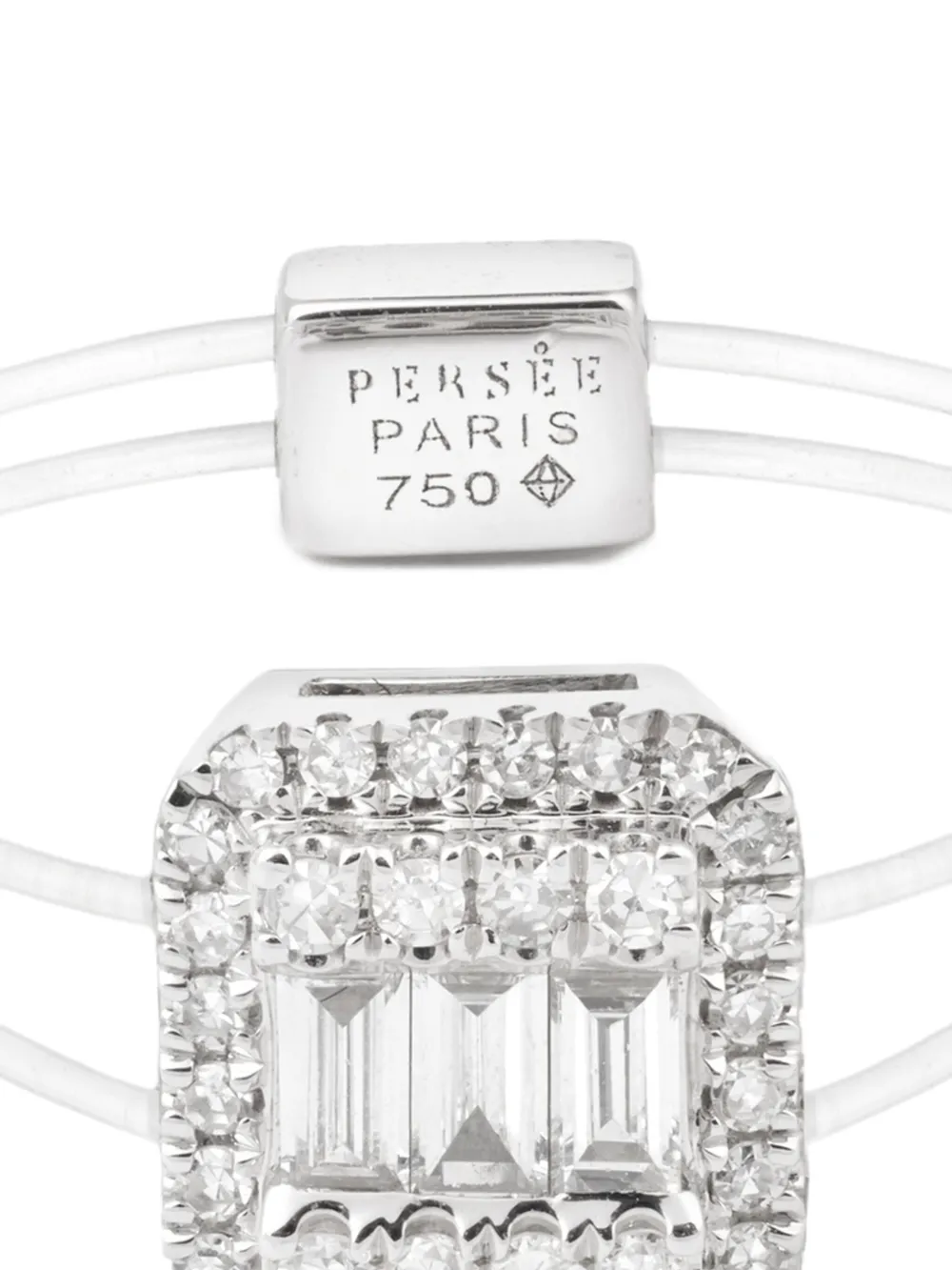  Persée 18k White Gold Diamond Ring - Silver 