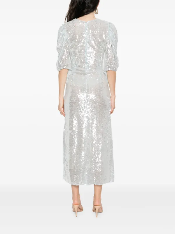 bring the drama sequin midi dress Roberta Einer Sequin Embellished Midi Dress