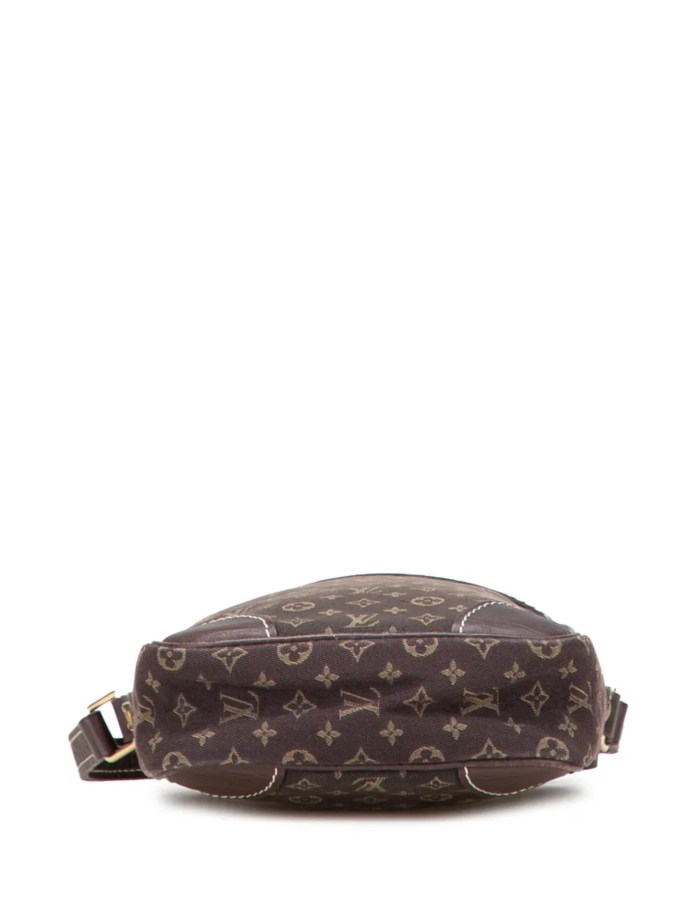 Pre-owned Louis Vuitton 2007 Monogram Mini Lin Danube Crossbody Bag In Brown