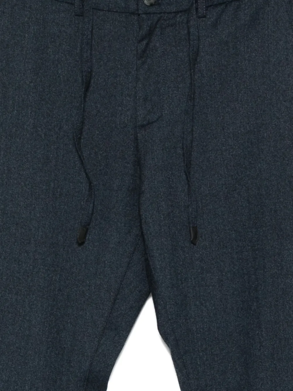 Canali Drawstring-waistband Trousers In Blue