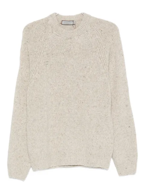 Canali pull moucheté à col rond