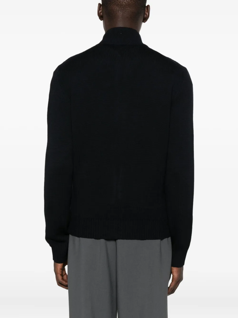 Canali Vest met rits Blauw