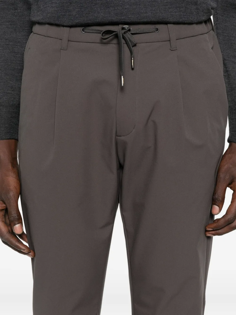 Herno Broek met trekkoord Grijs