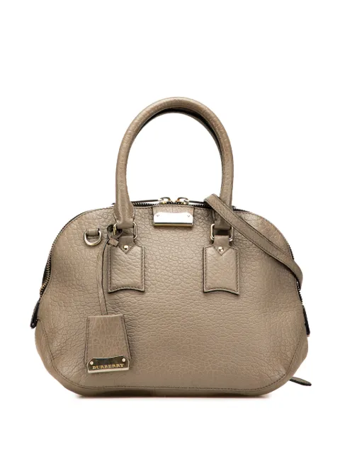 Burberry Pre-Owned 2000-2017 Small Grained Calfskin Heritage Orchard Bowling Bag satchel