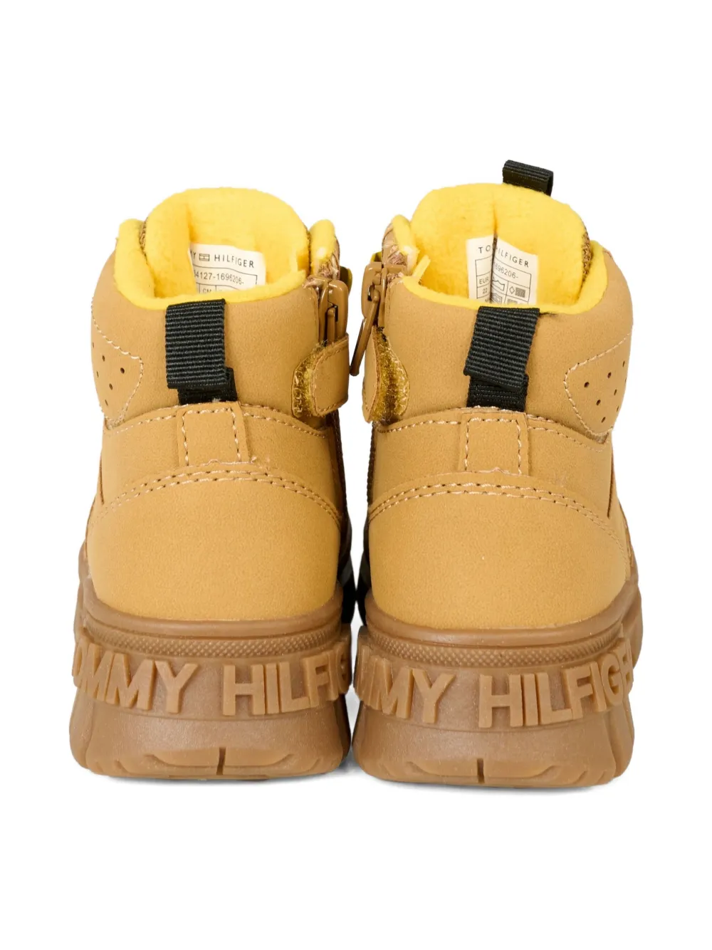 Tommy Hilfiger Junior lace-up chunky boots Brown