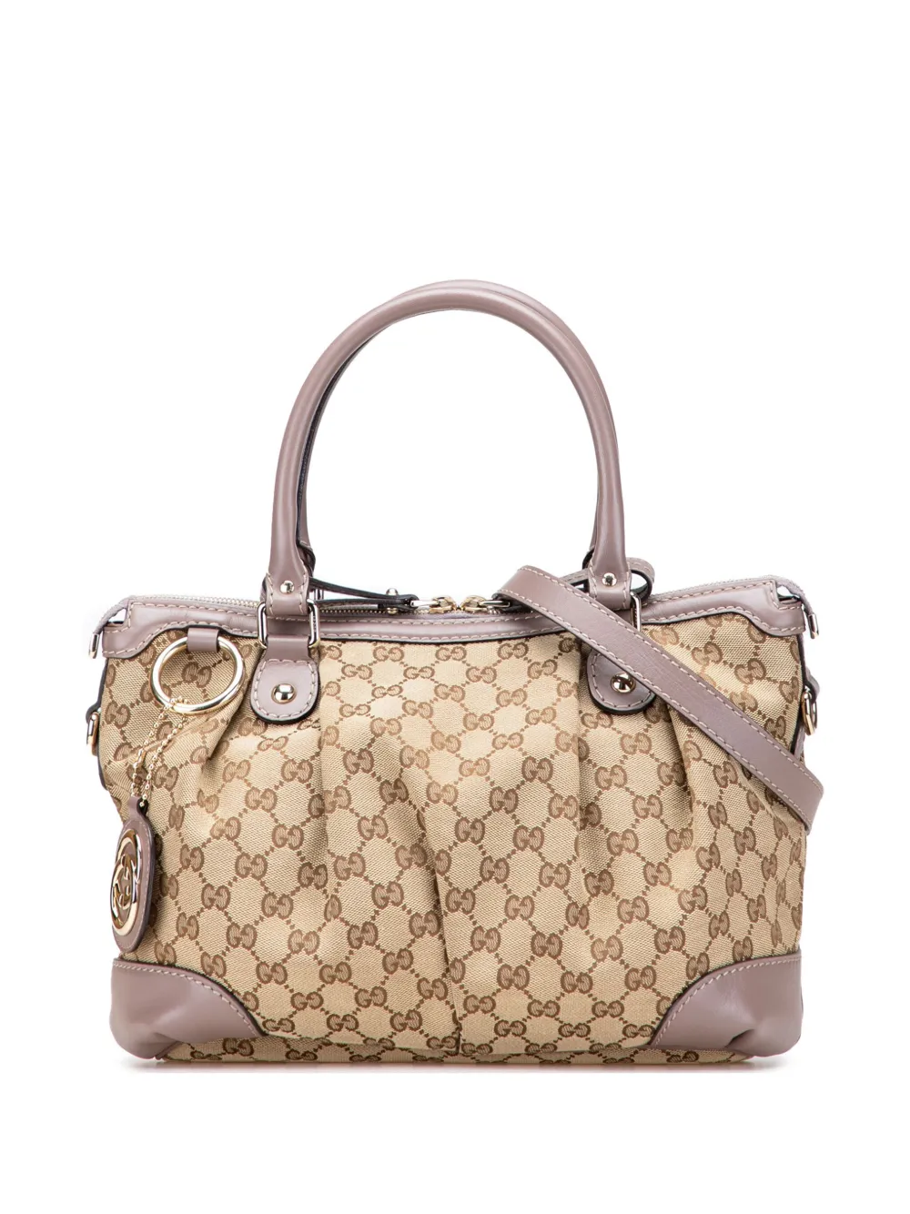 Gucci Pre-Owned 2000-2015 GGキャンバス スーキー サッチェルバッグ - ブラウン Gucci Pre-Owned 2000-2015 GGキャンバス スーキー サッチェルバッグ - ブラウン