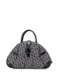 Christian Dior Pre-Owned 2002 Diorissimo Canvas Double Saddle Bowler Bag handbag - Blue