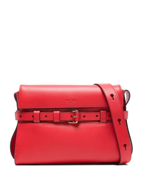 Moschino buckle-fastening leather shoulder bag