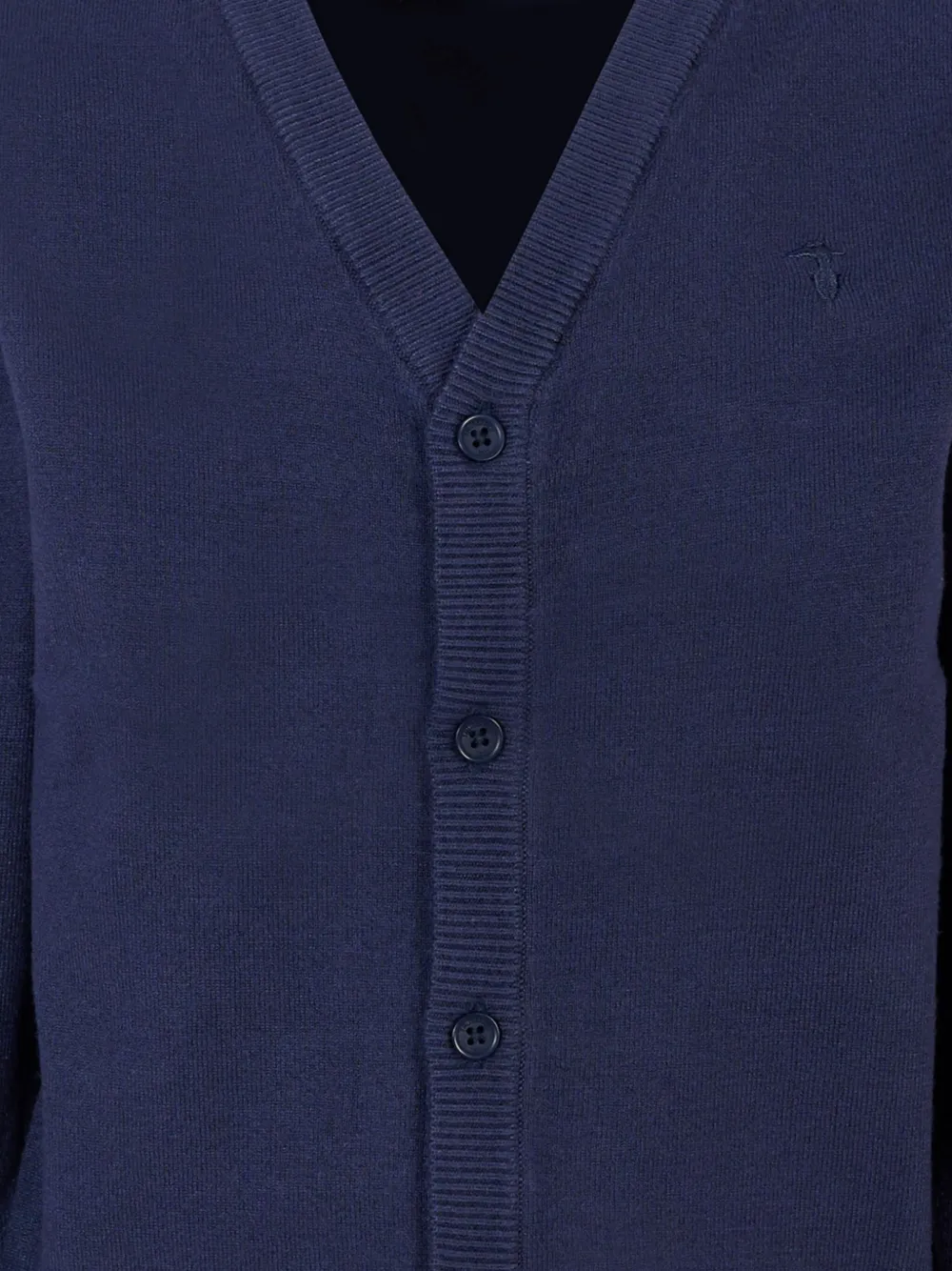 TRUSSARDI JUNIOR v-neck button cardigan Blauw