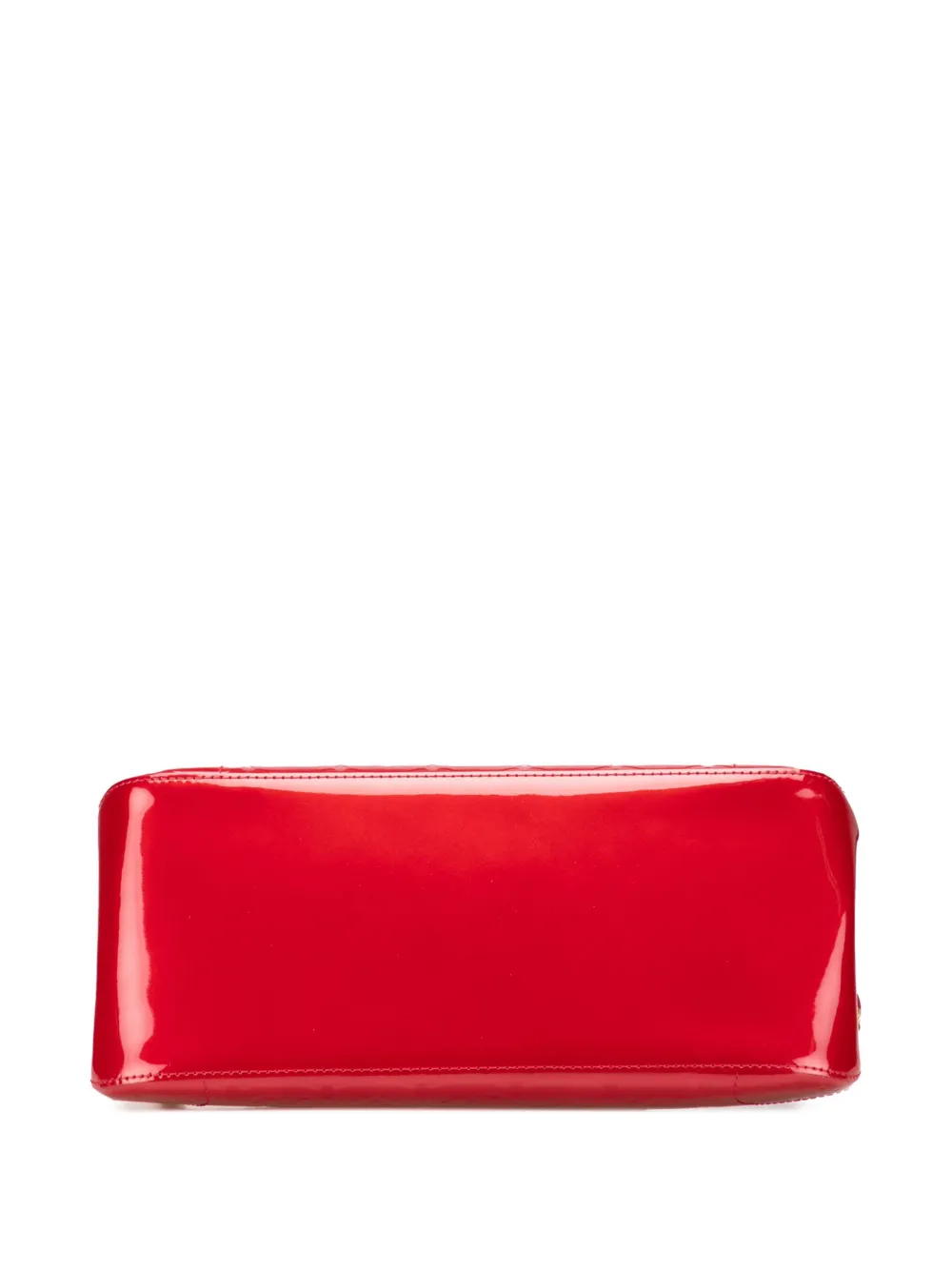 Pre-owned Louis Vuitton 2008 Monogram Vernis Rosewood Avenue Shoulder Bag In Red