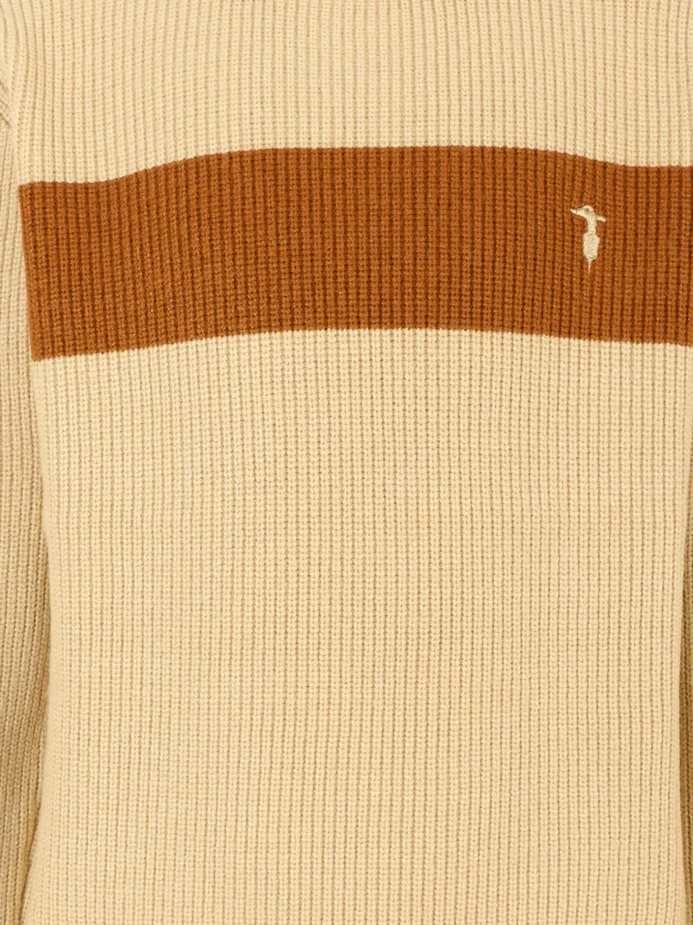 TRUSSARDI JUNIOR Ribgebreide trui Beige