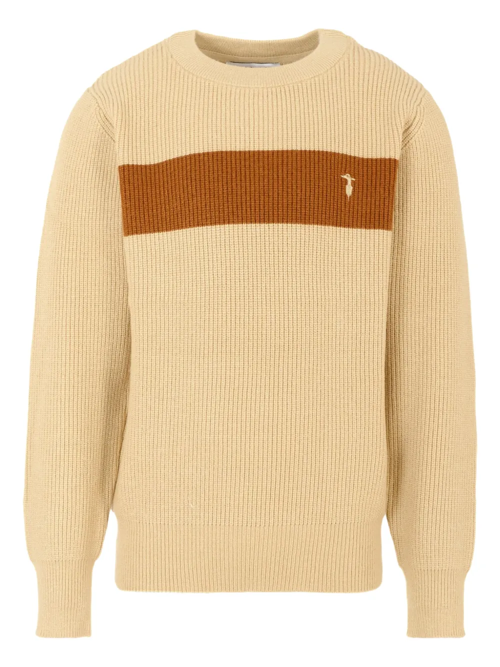 TRUSSARDI JUNIOR Ribgebreide trui Beige